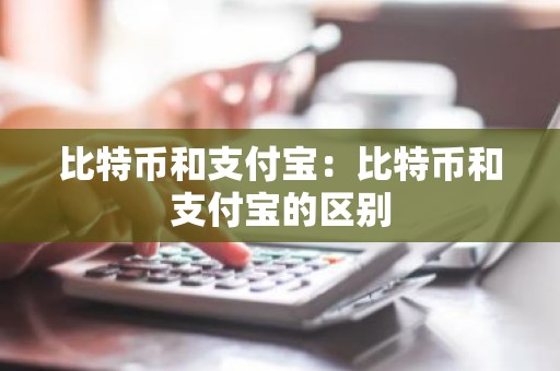比特币和支付宝：比特币和支付宝的区别