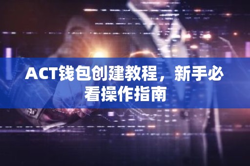 ACT钱包创建教程，新手必看操作指南