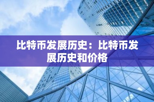 比特币发展历史：比特币发展历史和价格