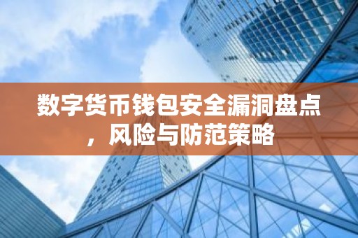 数字货币钱包安全漏洞盘点，风险与防范策略