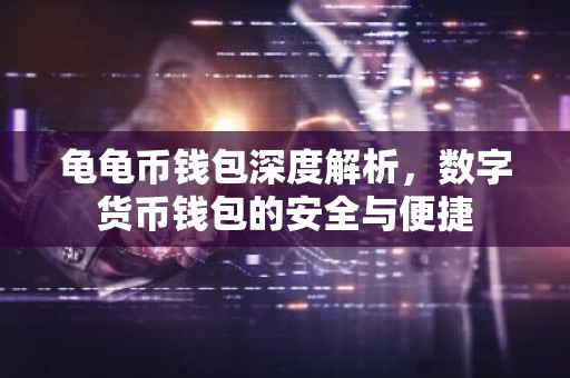 龟龟币钱包深度解析，数字货币钱包的安全与便捷