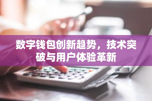 数字钱包创新趋势，技术突破与用户体验革新