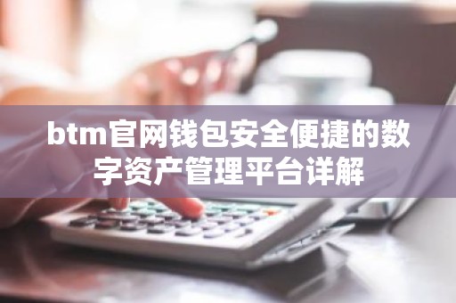 btm官网钱包安全便捷的数字资产管理平台详解