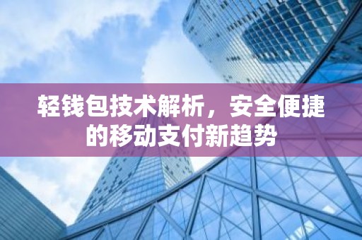 轻钱包技术解析，安全便捷的移动支付新趋势