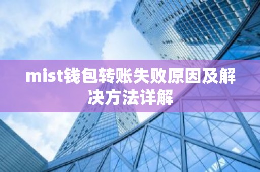 mist钱包转账失败原因及解决方法详解