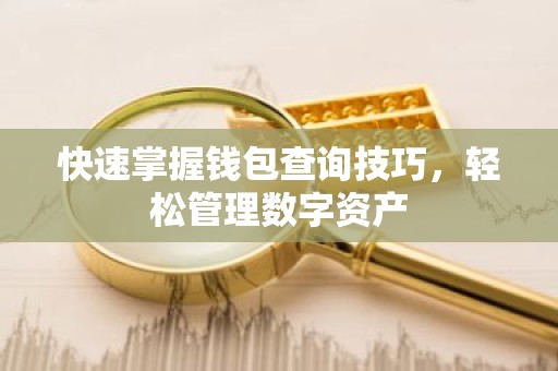 快速掌握钱包查询技巧，轻松管理数字资产