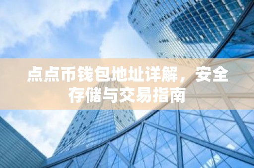 点点币钱包地址详解，安全存储与交易指南