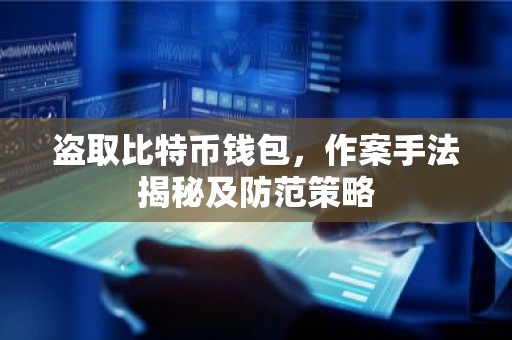 盗取比特币钱包，作案手法揭秘及防范策略