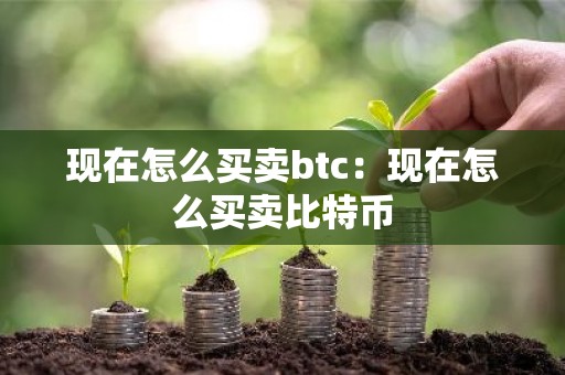 现在怎么买卖btc：现在怎么买卖比特币
