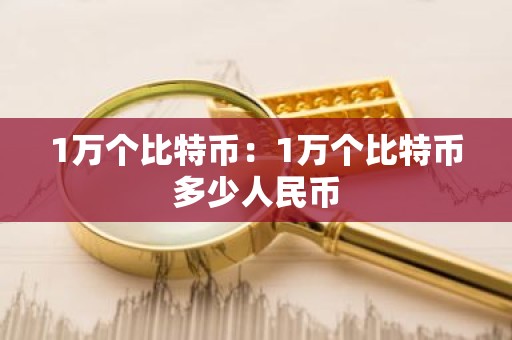 1万个比特币：1万个比特币多少人民币