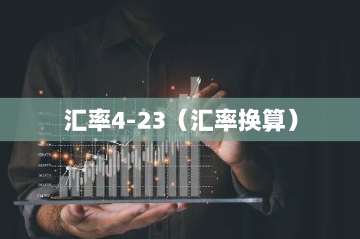 汇率4-23（汇率换算）