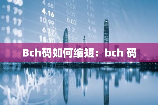 Bch码如何缩短：bch 码