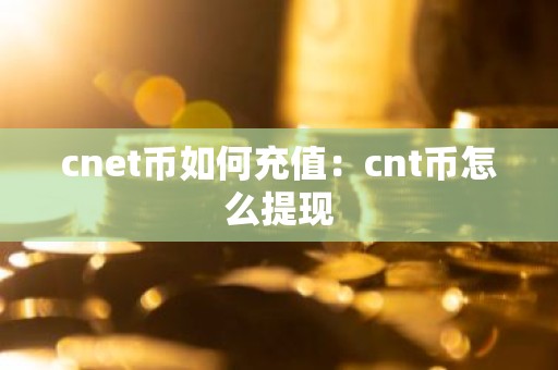 cnet币如何充值：cnt币怎么提现