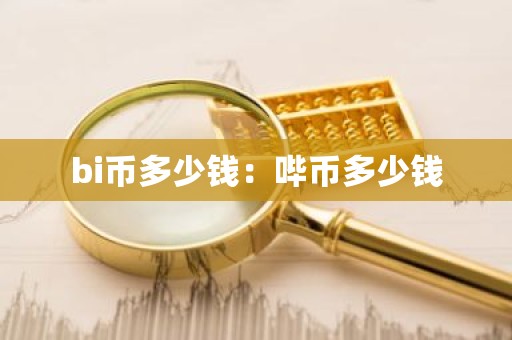 bi币多少钱：哔币多少钱