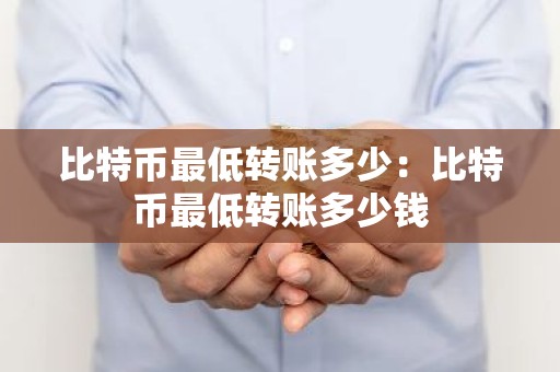比特币最低转账多少：比特币最低转账多少钱