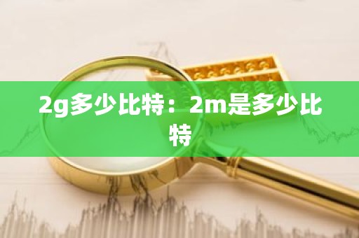 2g多少比特：2m是多少比特