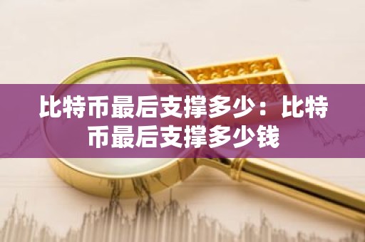 比特币最后支撑多少：比特币最后支撑多少钱