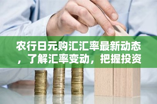 农行日元购汇汇率最新动态，了解汇率变动，把握投资时机