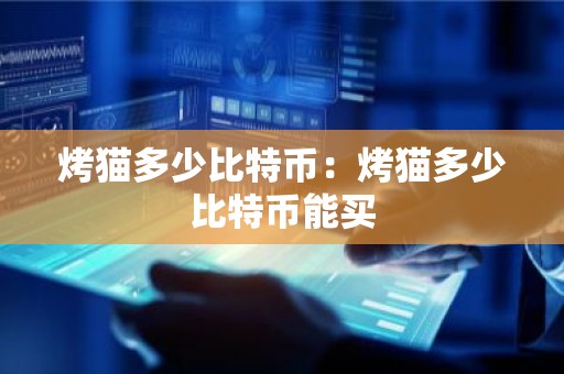 烤猫多少比特币：烤猫多少比特币能买