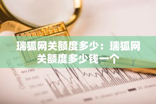 瑞狐网关额度多少：瑞狐网关额度多少钱一个