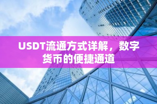 USDT流通方式详解，数字货币的便捷通道
