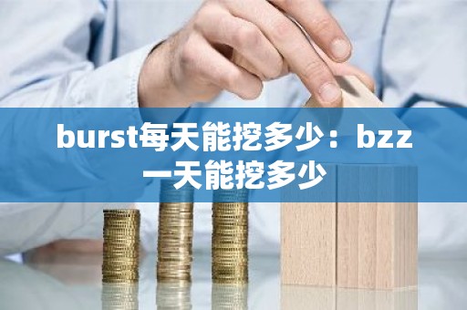 burst每天能挖多少：bzz一天能挖多少