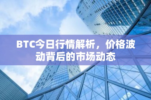 BTC今日行情解析，价格波动背后的市场动态