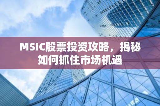MSIC股票投资攻略，揭秘如何抓住市场机遇