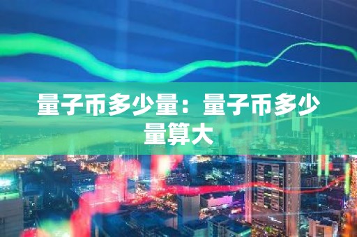 量子币多少量：量子币多少量算大