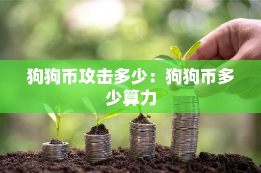 狗狗币攻击多少：狗狗币多少算力