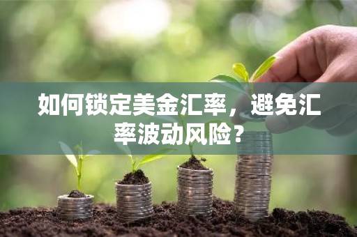 如何锁定美金汇率，避免汇率波动风险？