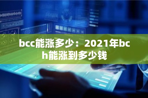 bcc能涨多少：2021年bch能涨到多少钱