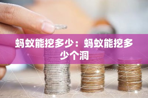 蚂蚁能挖多少：蚂蚁能挖多少个洞