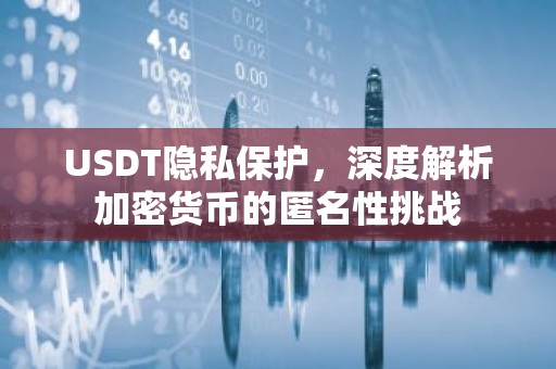 USDT隐私保护，深度解析加密货币的匿名性挑战