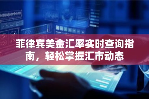 菲律宾美金汇率实时查询指南，轻松掌握汇市动态