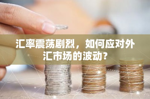 汇率震荡剧烈，如何应对外汇市场的波动？