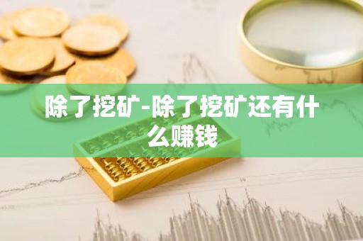 除了挖矿-除了挖矿还有什么赚钱