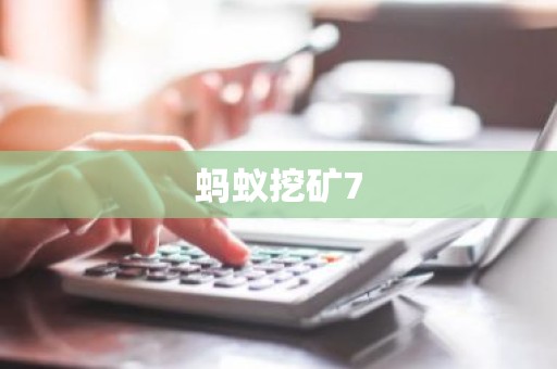 蚂蚁挖矿7