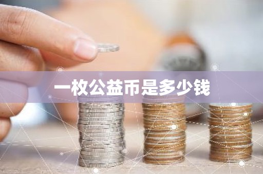 一枚公益币是多少钱