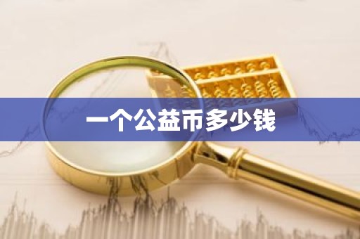 一个公益币多少钱