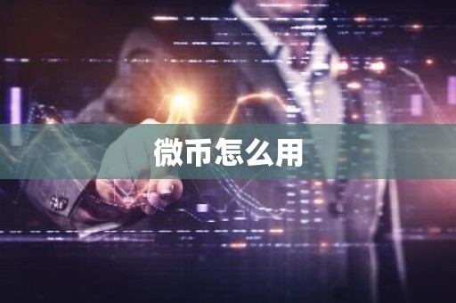 微币怎么用