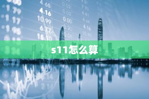 s11怎么算