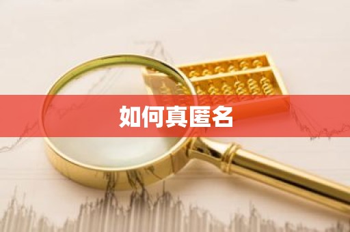如何真匿名