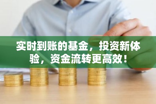实时到账的基金，投资新体验，资金流转更高效！