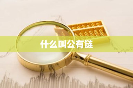 什么叫公有链