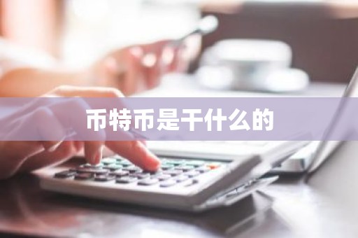 币特币是干什么的