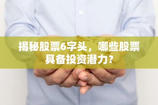 揭秘股票6字头，哪些股票具备投资潜力？