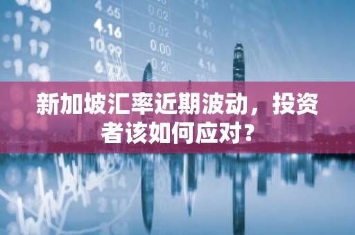 新加坡汇率近期波动，投资者该如何应对？