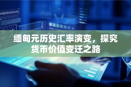 缅甸元历史汇率演变，探究货币价值变迁之路
