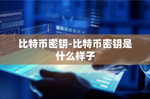 比特币密钥-比特币密钥是什么样子